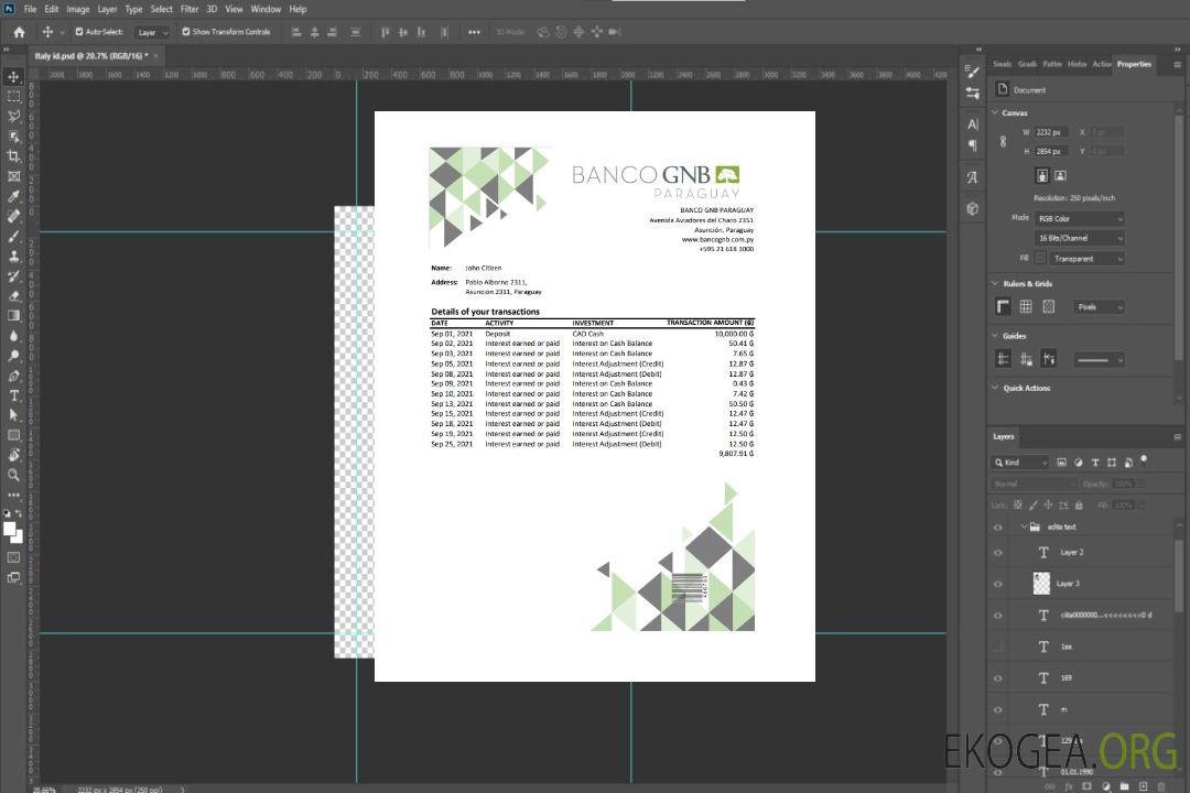 Paraguay Banco Continental S.A.E.C.A. exceler pdf template